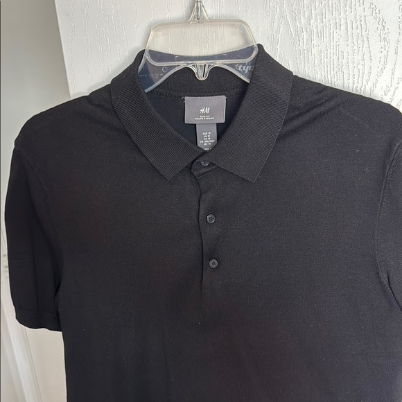 Men's Black Polo Shirt - Picture 2 of 5